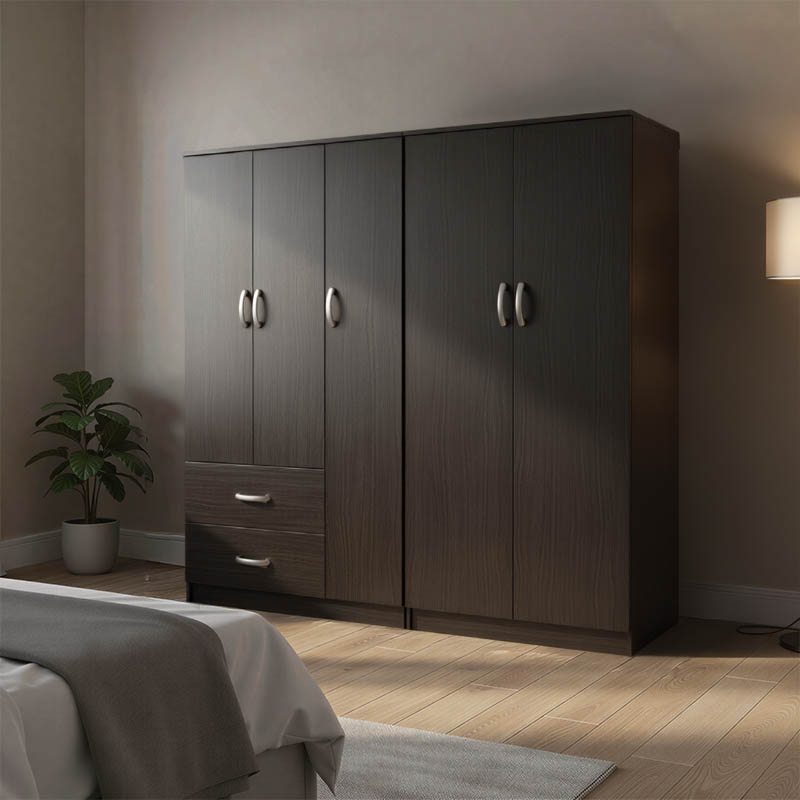 Гардероб с пет врати Athos I венге 170x42x180см