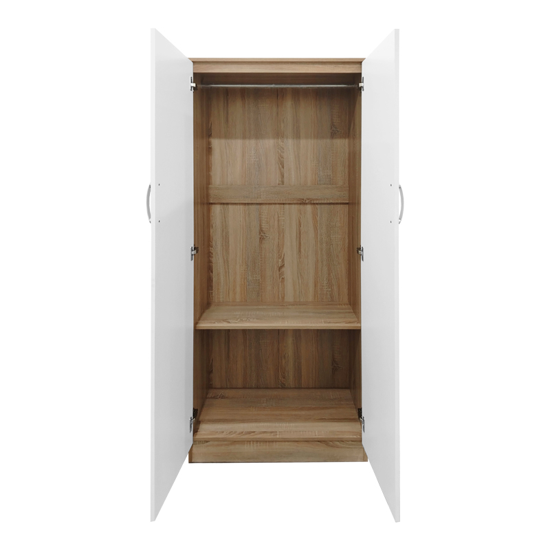 Шестокрилен гардероб Athos II sonoma-white 240x42x180см - Image 3