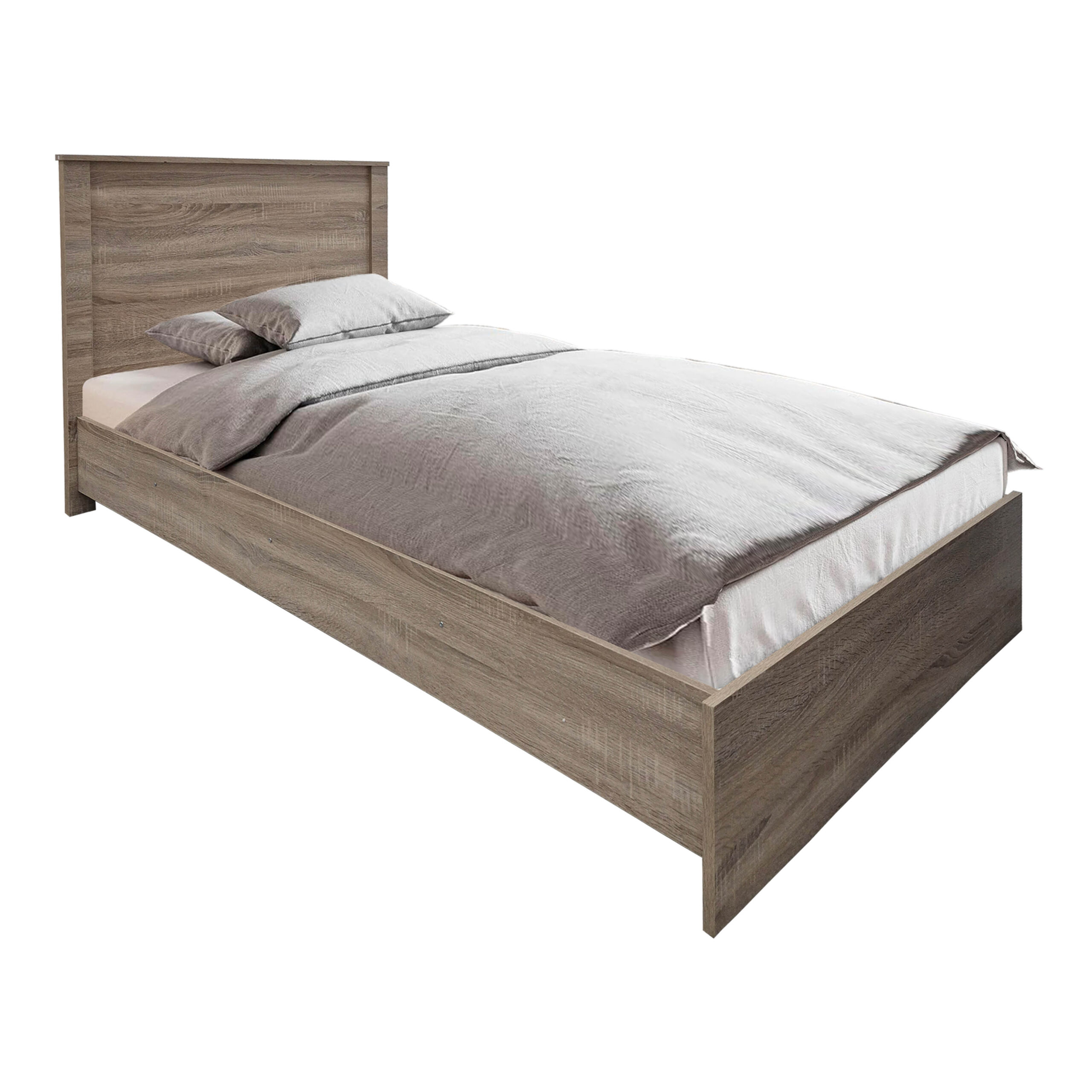 Спален комплект Athos Sonoma с легло 90x190 см, комплект от 2 части - Image 2