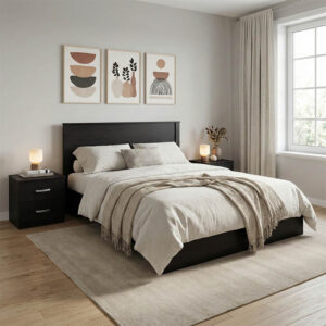 Спален комплект Athos Wenge с легло 140x200 см, комплект от 3 части