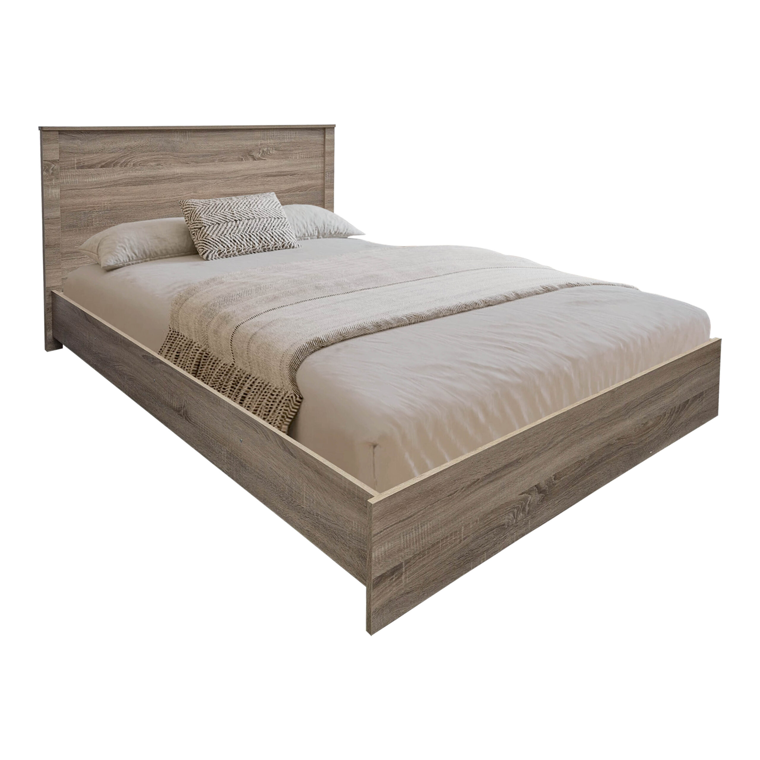 Спален комплект Athos Sonoma с легло 140x200 см, 4 части - Image 2