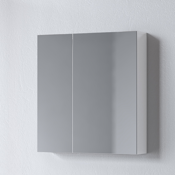 Огледало за баня с шкафове OMEGA WHITE 75 в бяло - Image 7
