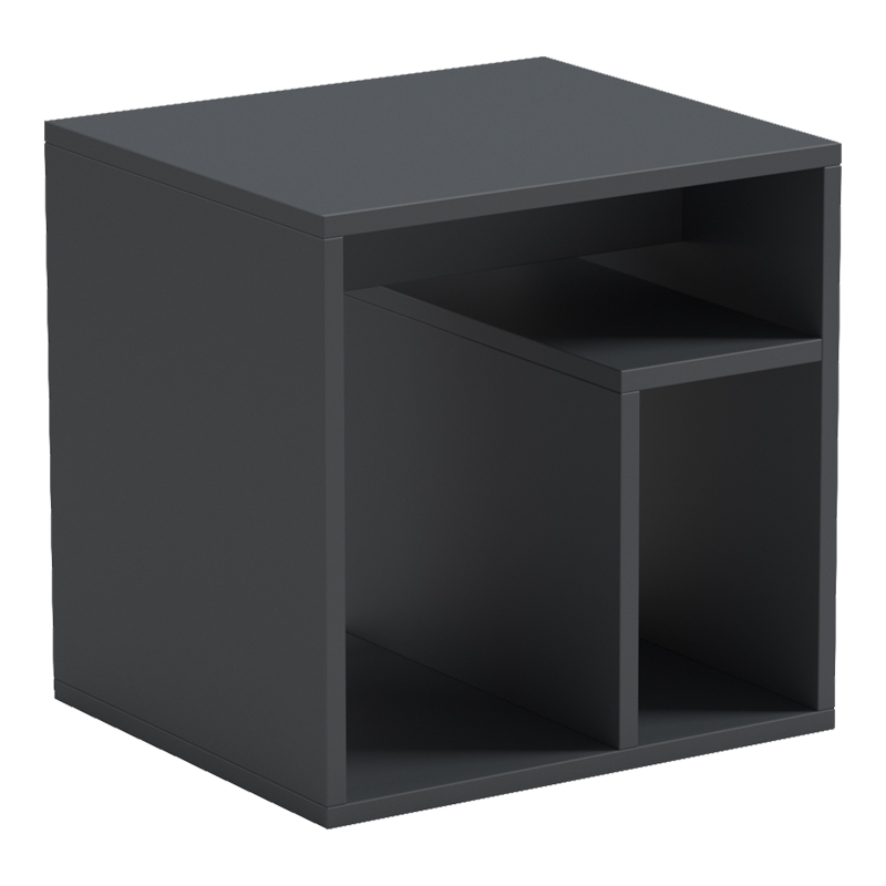 Нощно шкафче Double антрацит 40x35x40см - Image 4