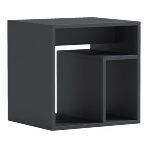 Нощно шкафче Double антрацит 40x35x40см