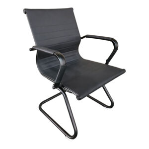 Офис стол за посетители Valter черен 55.5x48x88см