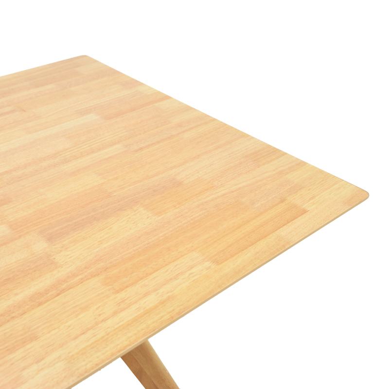 Маса от каучуково дърво с MDF в естествен нюанс 150x90x76см - Image 5