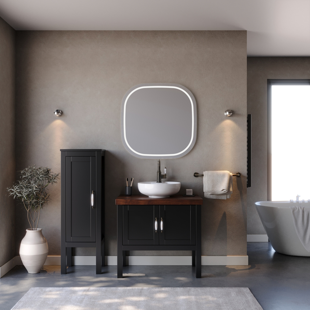 Комплект мебели за баня LONDON Black 85 - Image 3