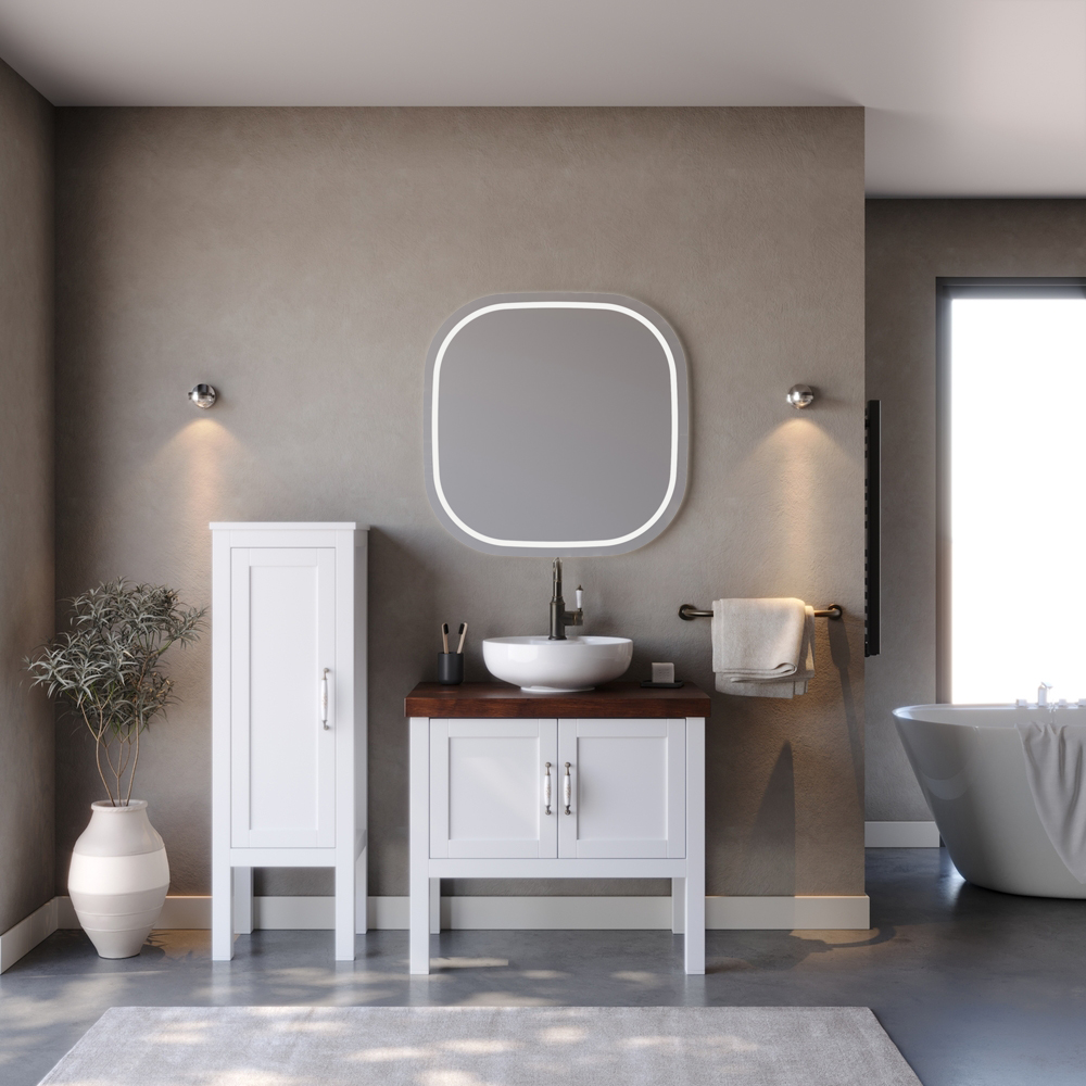 Комплект мебели за баня LONDON White 85 - Image 3