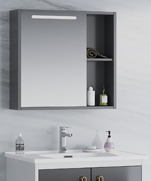 Огледало ISABEL LED 60см цвят АНТРАЦИТ - Image 3