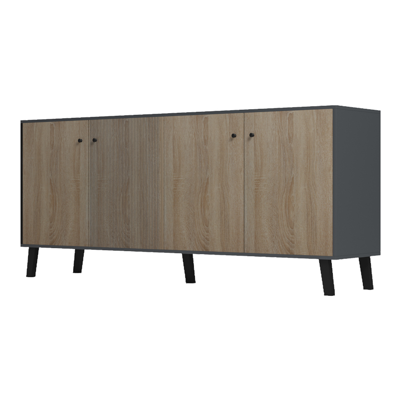 Бюфет Tuscany sonoma-antracit 180x40x78.6см - Image 4
