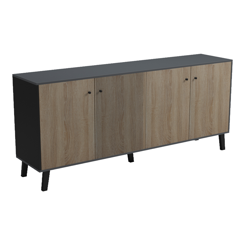 Бюфет Tuscany sonoma-antracit 180x40x78.6см - Image 5