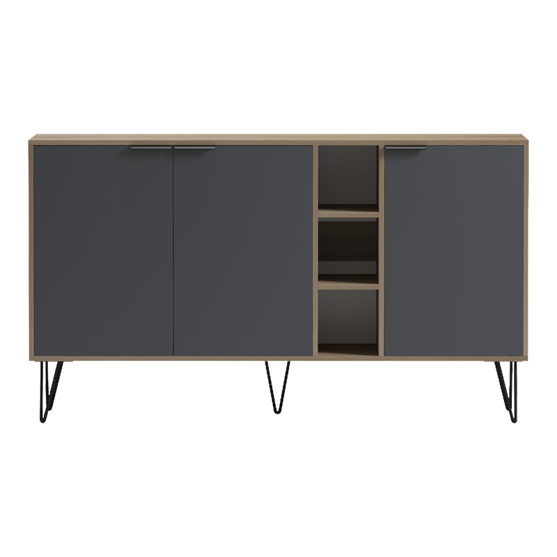 Бюфет Balain sonoma-antracit 142x35.5x83см - Image 4