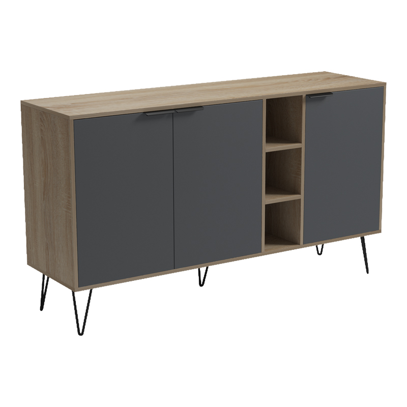 Бюфет Balain sonoma-antracit 142x35.5x83см - Image 6