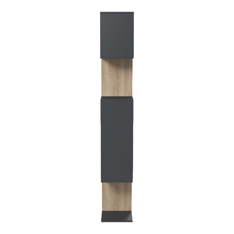 Библиотека Mito антрацит - сонома 108.5x25x161см - Image 5