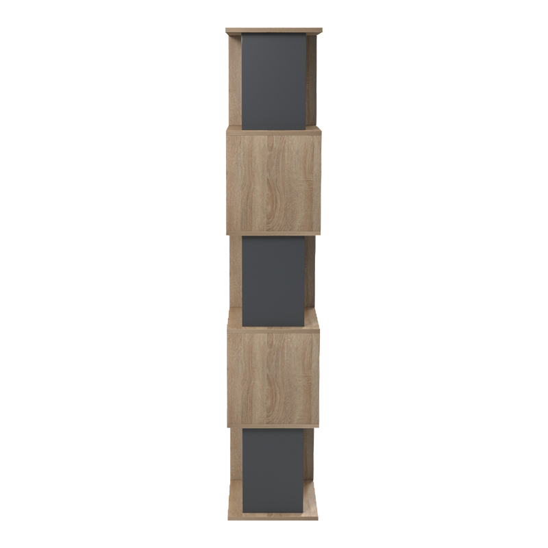 Библиотека Cubik sonoma - антрацит 35x30x161 см - Image 5