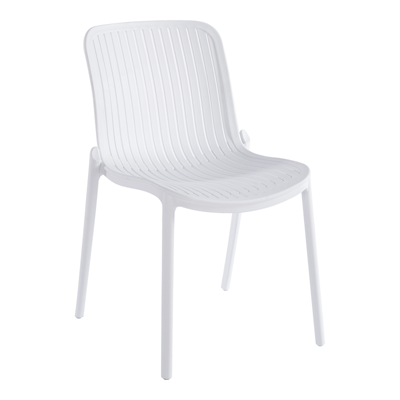 Стифиращ се стол Teragi с UV защита бял 58x43.5x82см