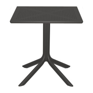 Маса Groovy pp перфорирана антрацит 60x60x76см