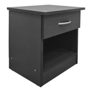Нощно шкафче Bedy антрацит 40x34x42см