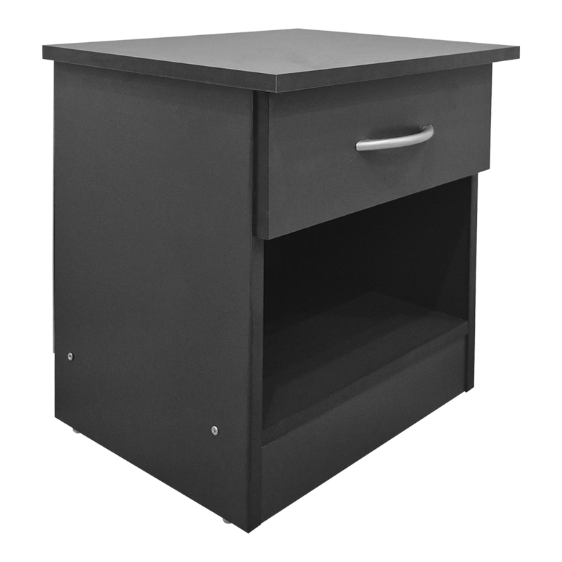Нощно шкафче Bedy антрацит 40x34x42см