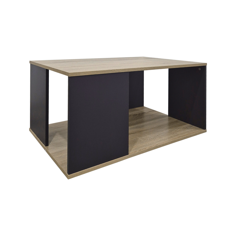 Холна маса Zelegan sonoma-антрацит 90x90x44.5см - Image 2