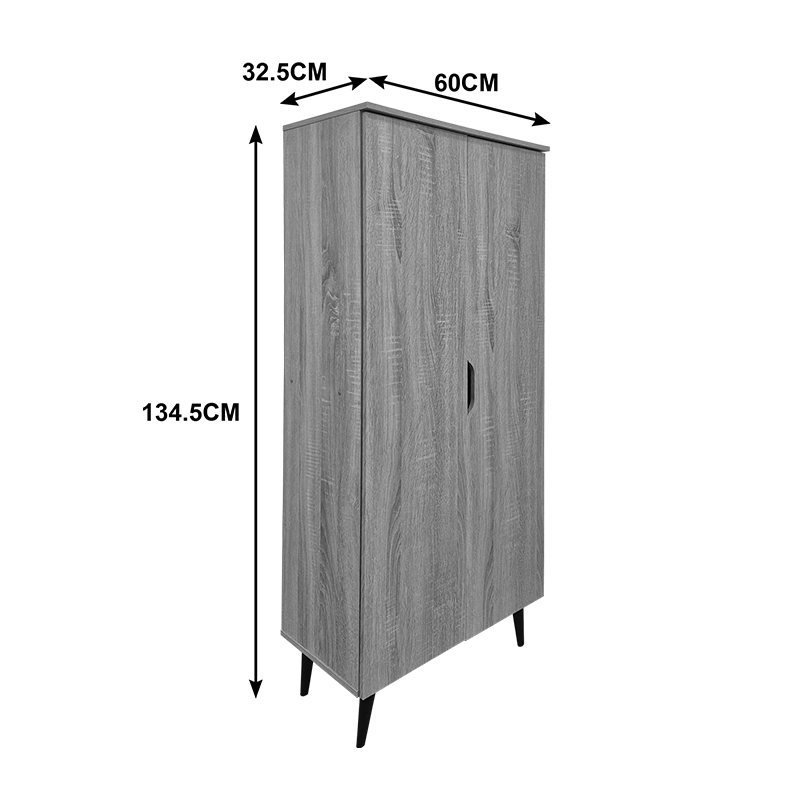 Гардероб-стойка за обувки Oufelia sonoma 60x32.5x134.5см - Image 5