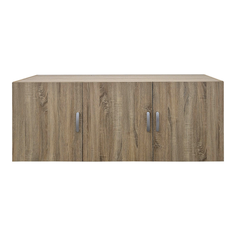 Трикрилен гардероб тип лофт Alvia sonoma 150x51x60см - Image 3