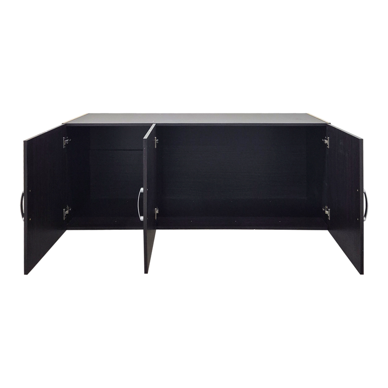 Трикрилен гардероб Alvia венге 150x51x60см - Image 2