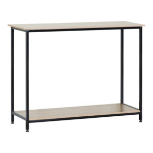 Конзола Shima дъб - черен метал 106x35x81см
