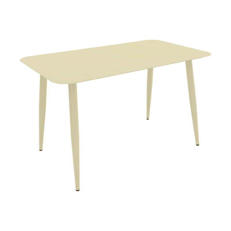 Трапезна маса Heven Vista комплект от 5 части шампанско алуминий 120x70x72см - Image 7