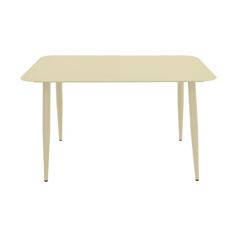 Трапезна маса Heven Vista комплект от 5 части шампанско алуминий 120x70x72см - Image 8