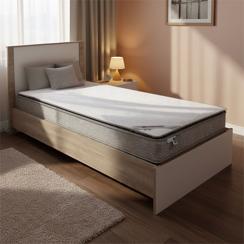 Легло с матрак Athos-Perfecto sonoma-white 90x190см