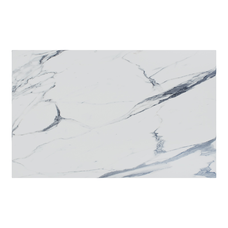 Плот за маса Solace Werzalit от бял мрамор 120x80см с дебелина 35мм