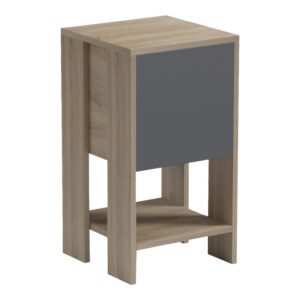 Нощно шкафче Reppo sonoma-антрацит 30x30x55см