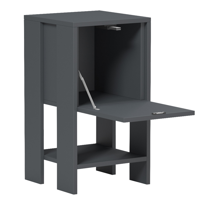 Нощно шкафче Reppo антрацит 30x30x55см - Image 2
