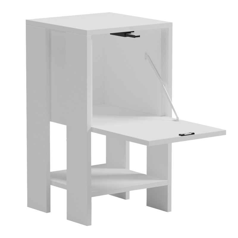 Нощно шкафче Reppo бяло 30x30x55см - Image 2