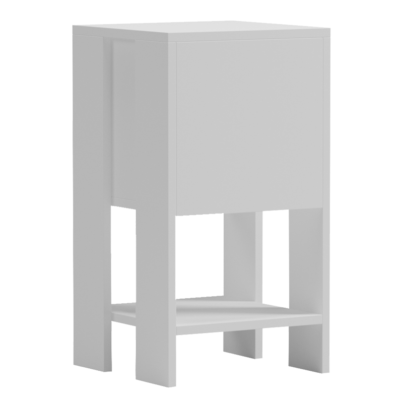 Нощно шкафче Reppo бяло 30x30x55см