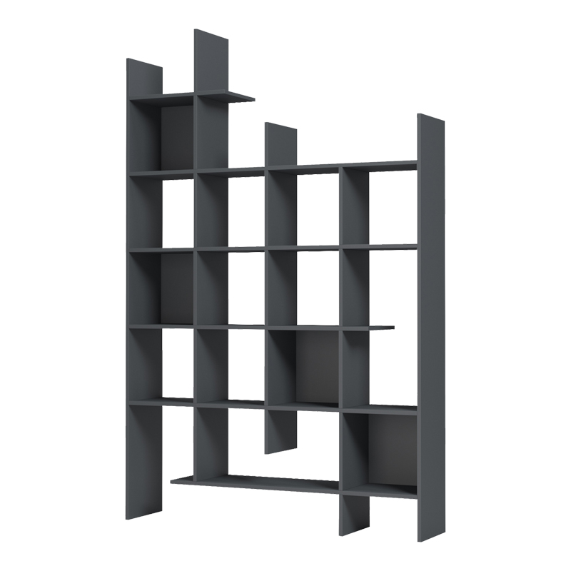 Библиотека Manco антрацит 122x25.5x188см - Image 3