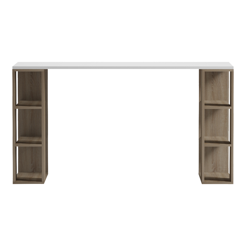 Бюро с рафт Colmar sonoma-white 140x60x75см - Image 2