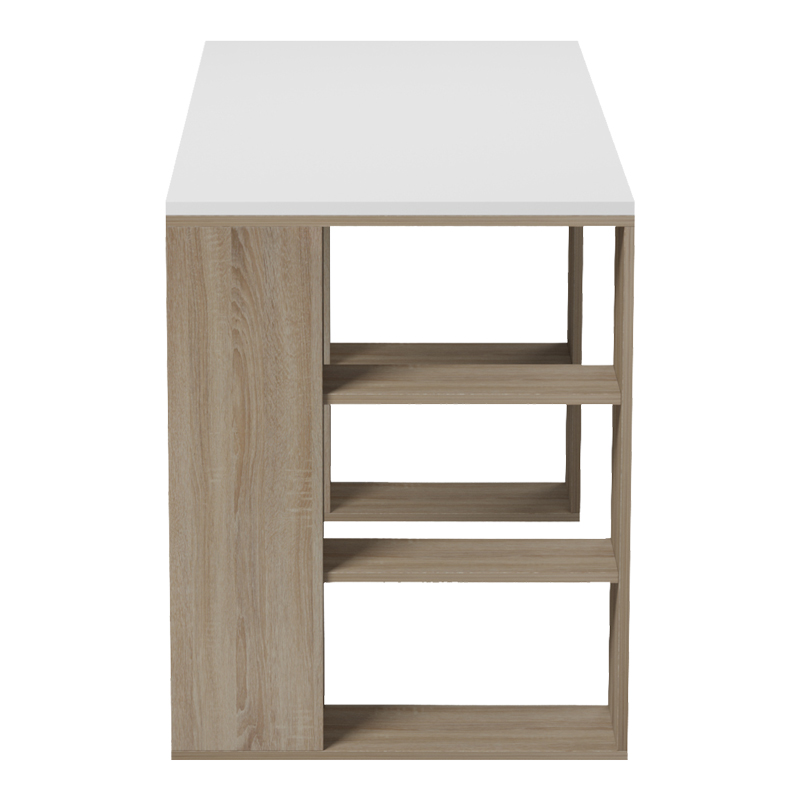 Бюро с рафт Colmar sonoma-white 140x60x75см - Image 4