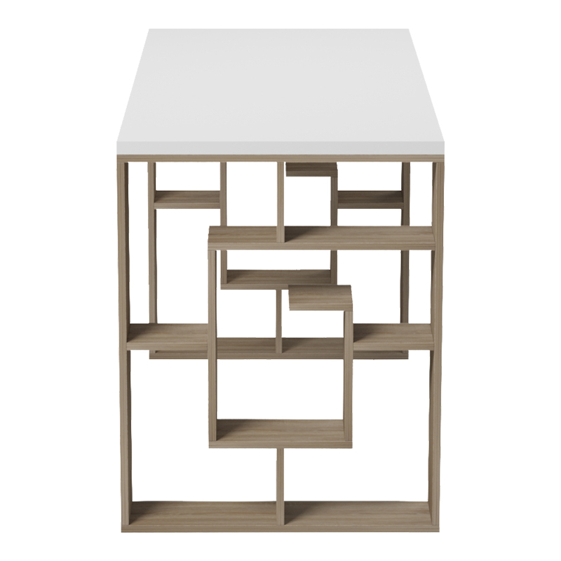Бюро с рафт Labirent sonoma-white 140x60x75см - Image 4