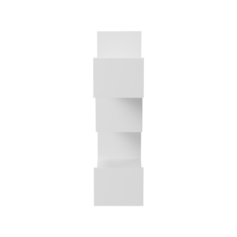 Стенен рафт Tiber бял 120x22x67см - Image 4