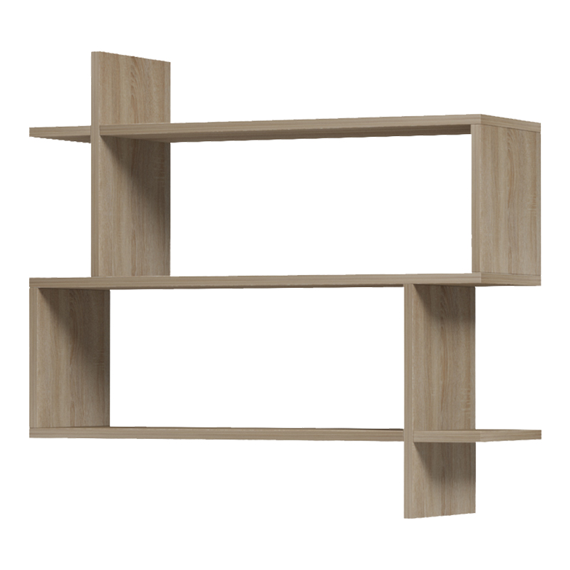 Стенен рафт Paralel sonoma 70x22x65.5см - Image 3