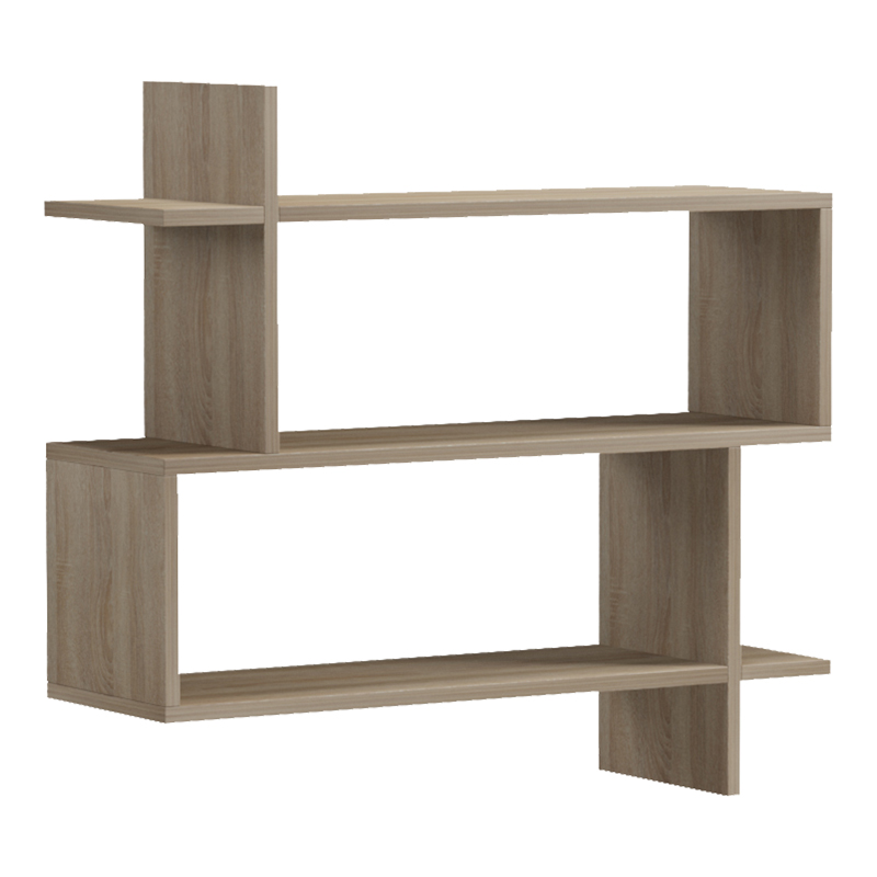 Стенен рафт Paralel sonoma 70x22x65.5см