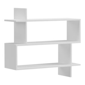 Стенен рафт Paralel бял 70x22x65.5см