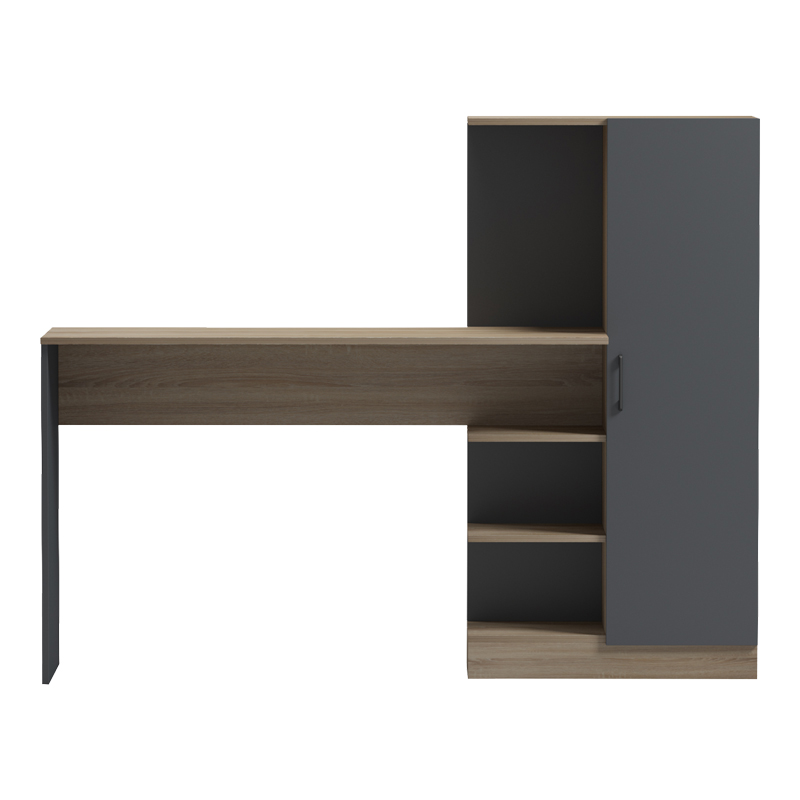 Офис с библиотека и шкаф Ofisio sonoma-antracit 152.3x40x120см - Image 3