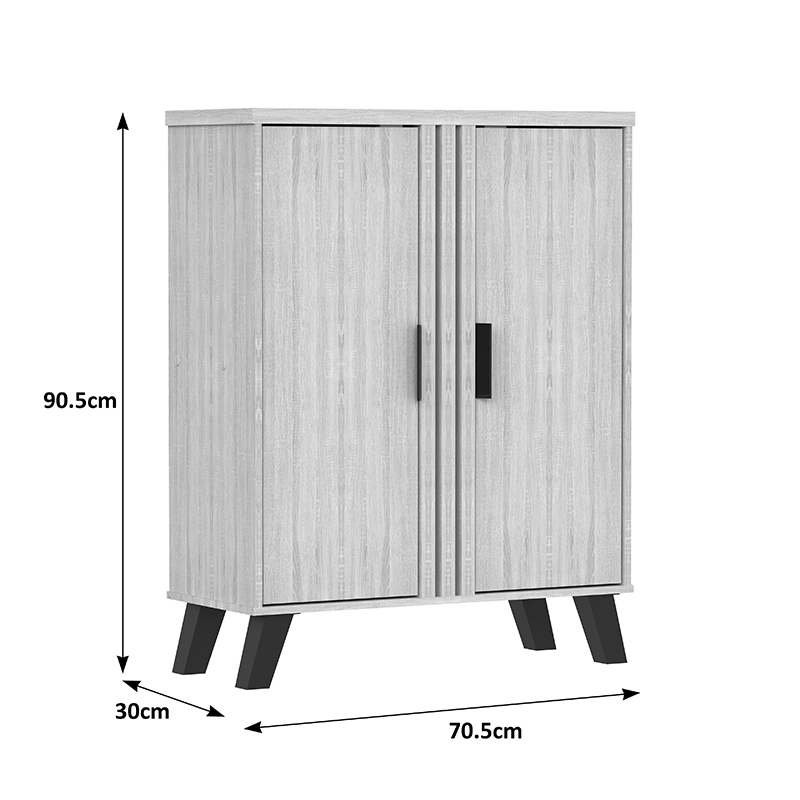 Поставка за обувки-шкаф Shoby sonoma 70.5x30x91см - Image 7
