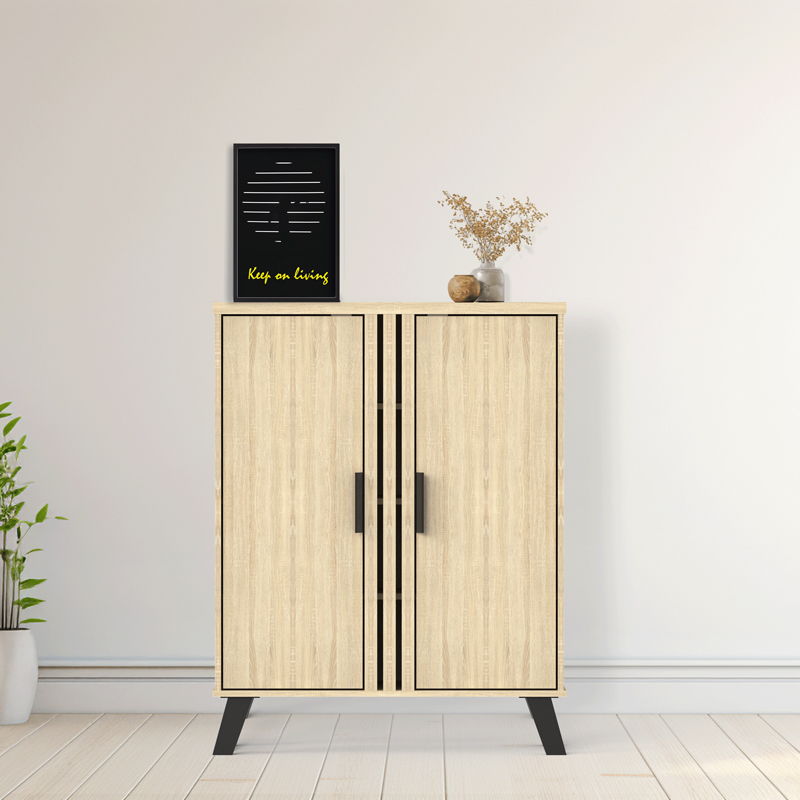 Поставка за обувки-шкаф Shoby sonoma 70.5x30x91см