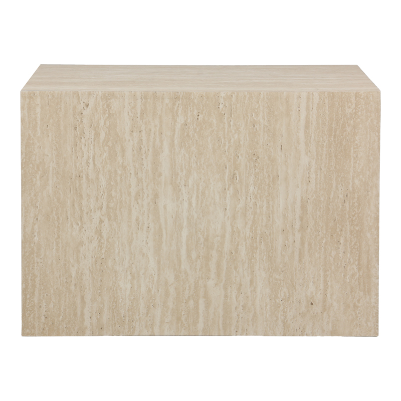 Комплект странични масички Coffina от 2 бр., MDF, с травертинова визия - Image 5