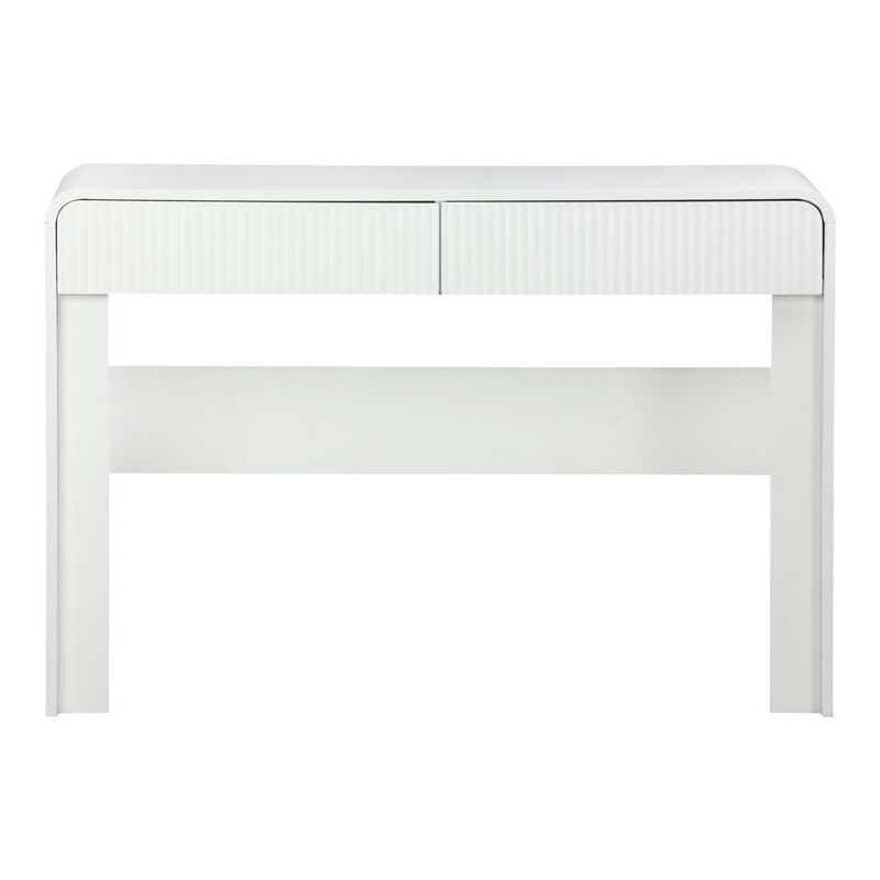 Конзола Zeplen бяла MDF 110x38x75см - Image 4
