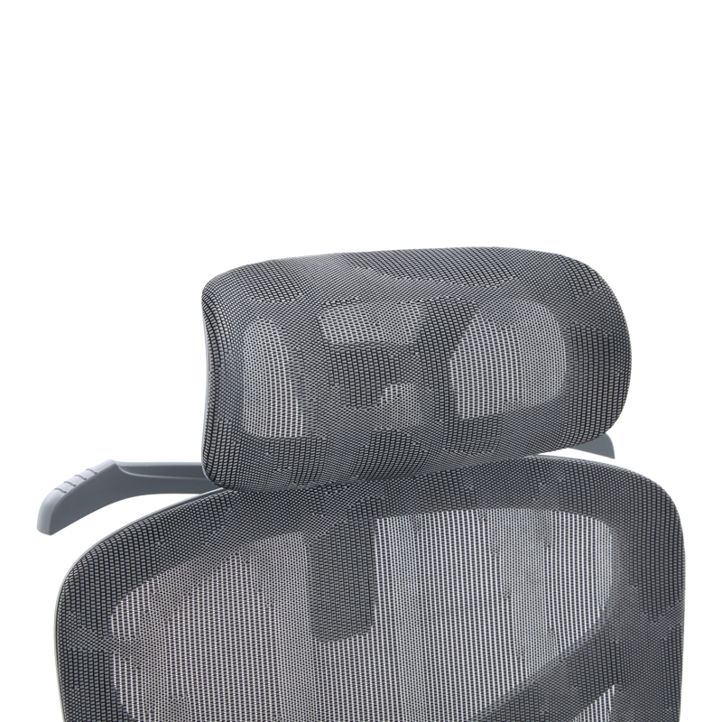 Офис стол Vigo mesh, сив цвят, 52x70x118-124 см - Image 7